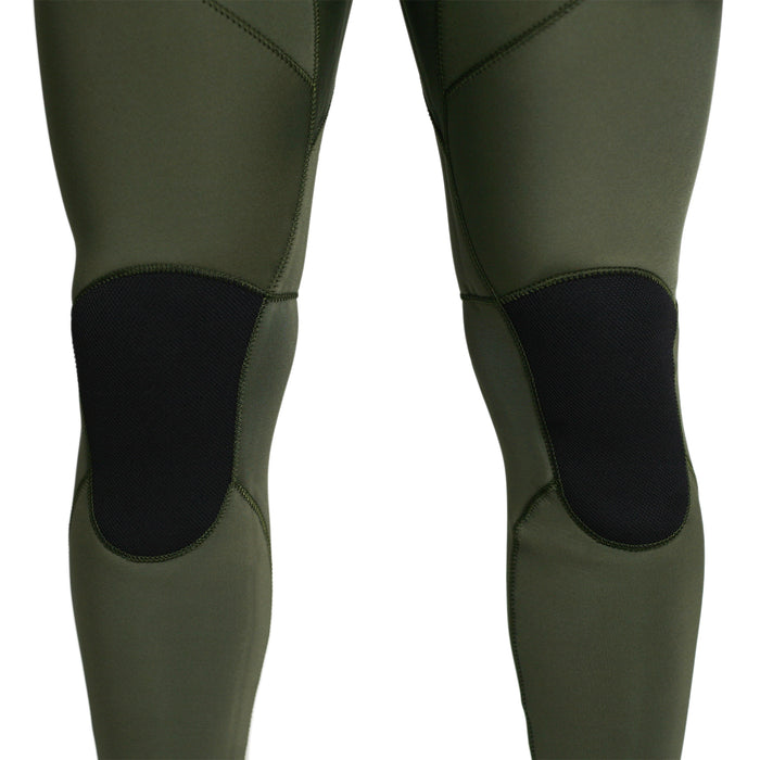 Imperial Motion 4/3 Lux Deluxe Chest Zip Wetsuit Army Green