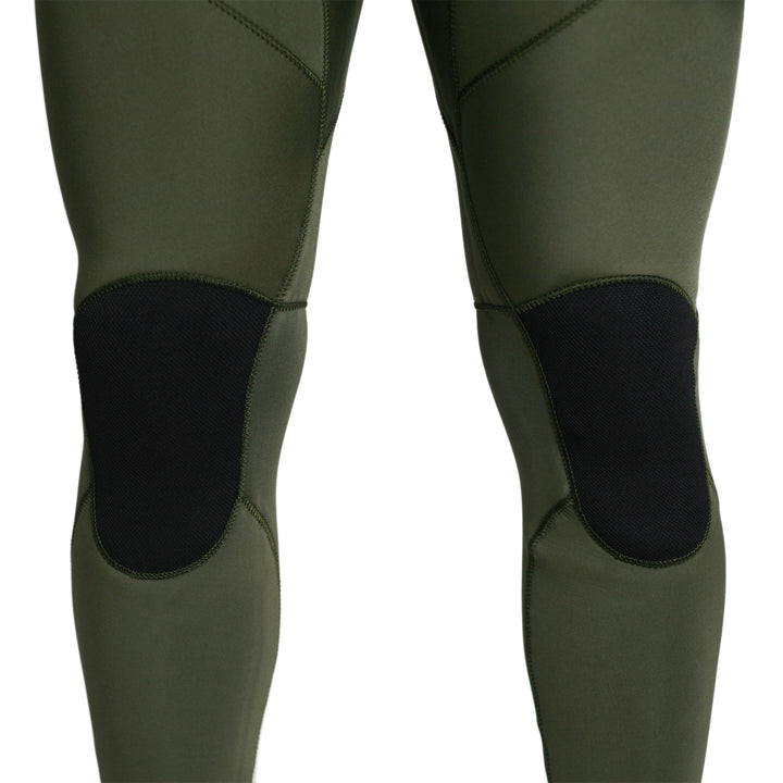 Imperial Motion 4/3 Lux Deluxe Chest Zip Wetsuit Army Green