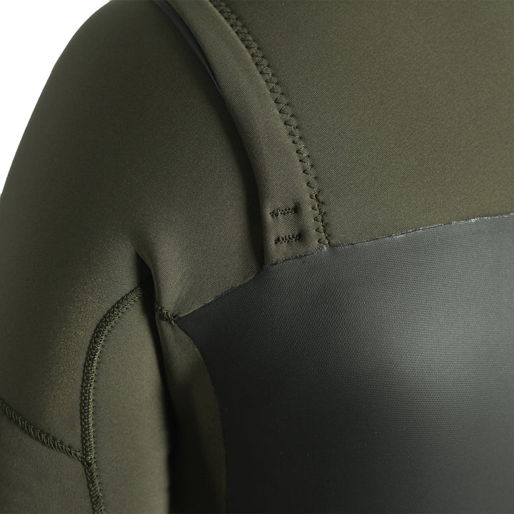 Imperial Motion 4/3 Lux Deluxe Chest Zip Wetsuit Army Green