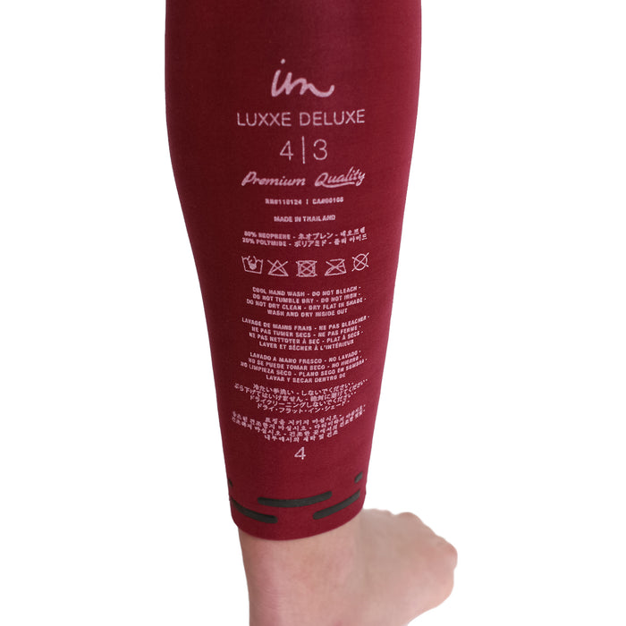 Imperial Motion 4/3 Luxxe Deluxe Back Zip Wetsuit - Women's Wine