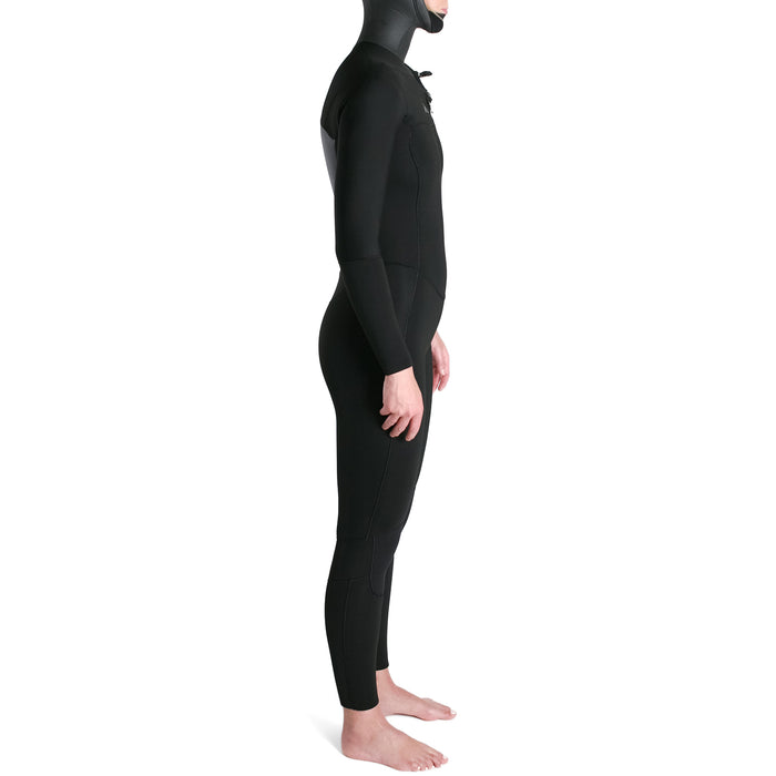 Imperial Motion 5/4/3 Luxxe Deluxe Hooded Chest Zip Wetsuit - Women's Black