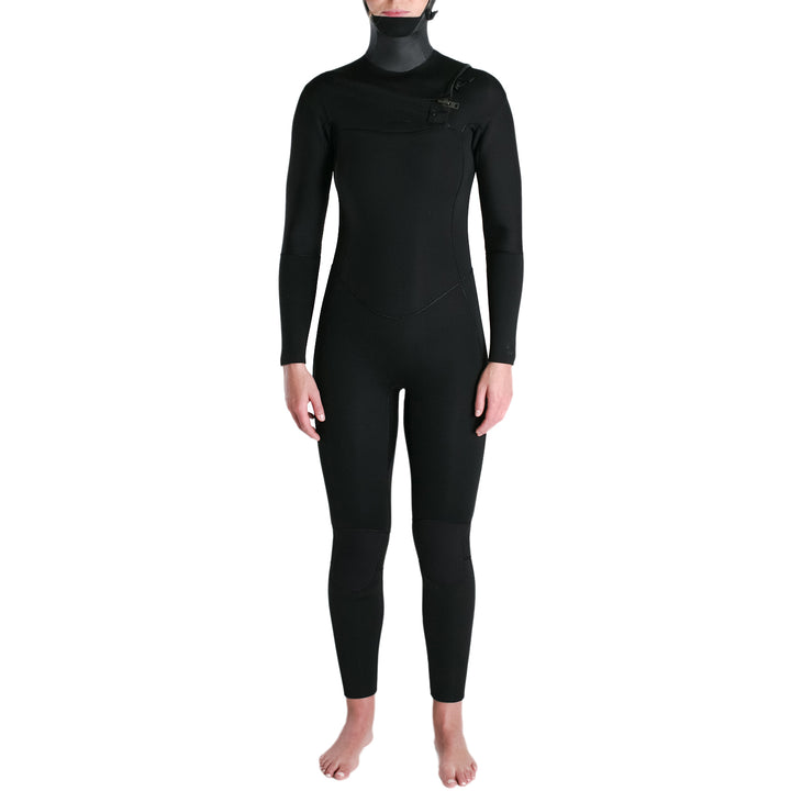 Imperial Motion 5/4/3 Luxxe Deluxe Hooded Chest Zip Wetsuit - Women's Black