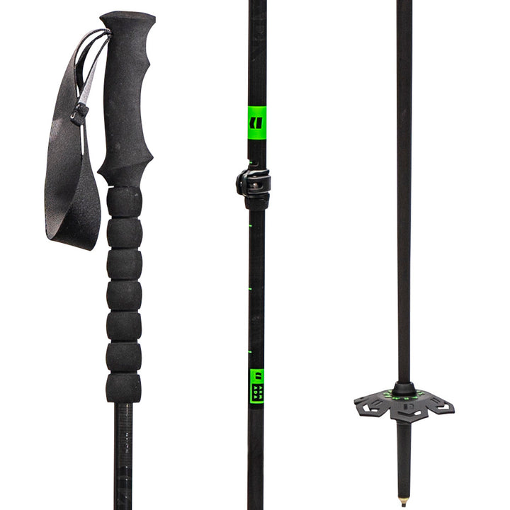 Armada Carbon Adjustable Ski Poles 2020 Black