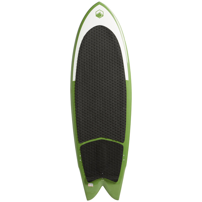 Liquid Force x evo Fish Wakesurf Board + Surf Rope
