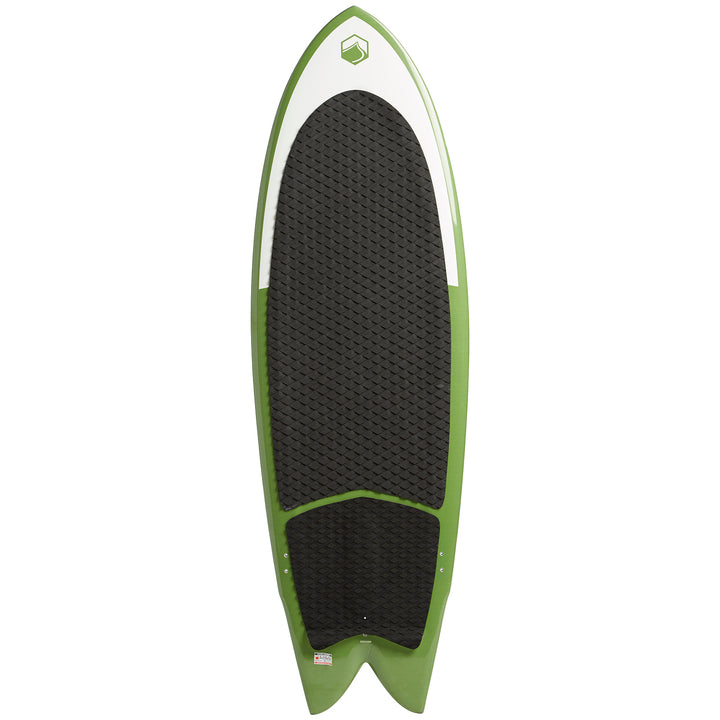 Liquid Force x evo Fish Wakesurf Board + Surf Rope