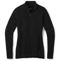 Smartwool Intraknit Merino 250 Thermal 1/4 Zip Baselayer Top - Women's Black::Black