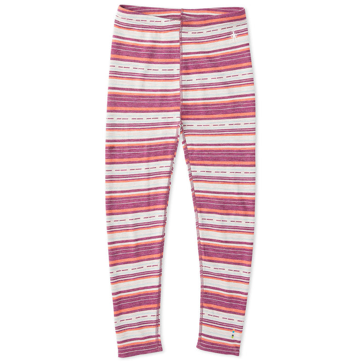 Smartwool Merino 250 Baselayer Pattern Bottoms - Kids' Habanero Margarita
