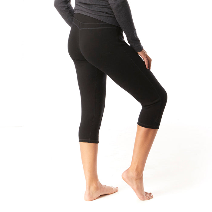 Smartwool Classic Thermal Merino Base Layer 3/4 Bottoms - Women's Black