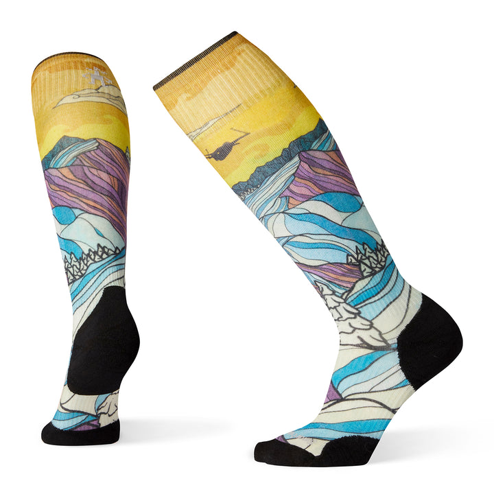 Smartwool PhD® Ski Light Elite Afterglow Print Socks - Women's Multi Color