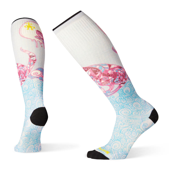 Smartwool PhD® Ski Ultra Light Rhythm of Time Print Socks - Women's Purple Mist