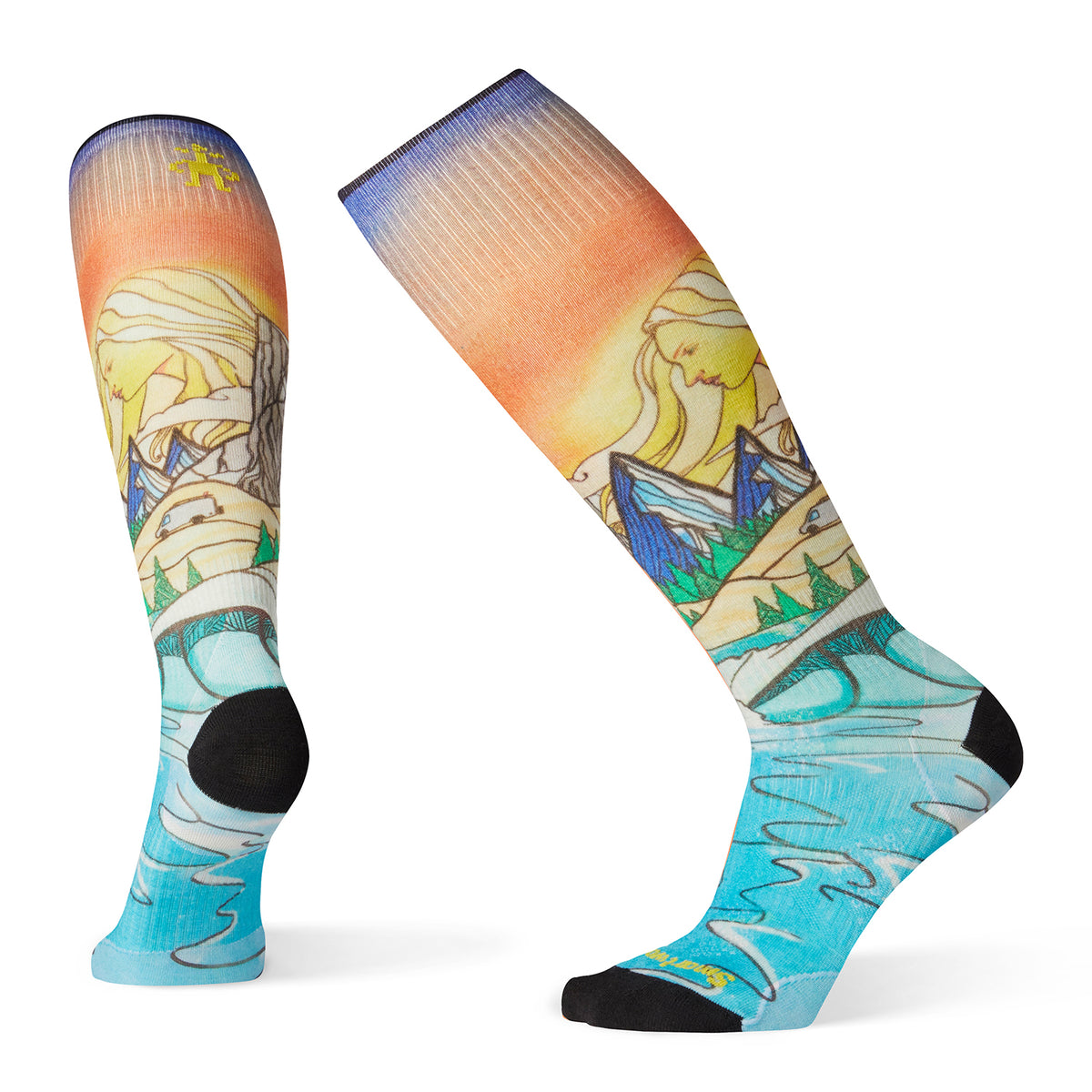 Smartwool PhD® Ski Ultra Light Lifecycle Print Socks - Women's Multi Color