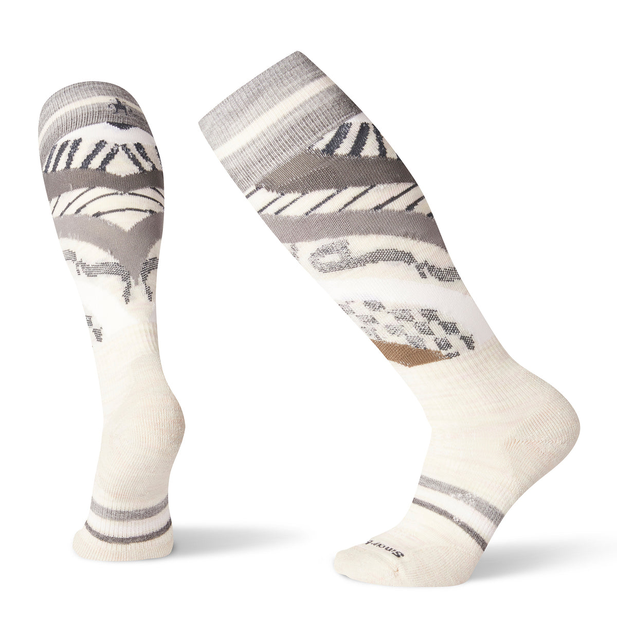 Smartwool PhD® Ski Light Pattern Socks - Women's Moonbeam