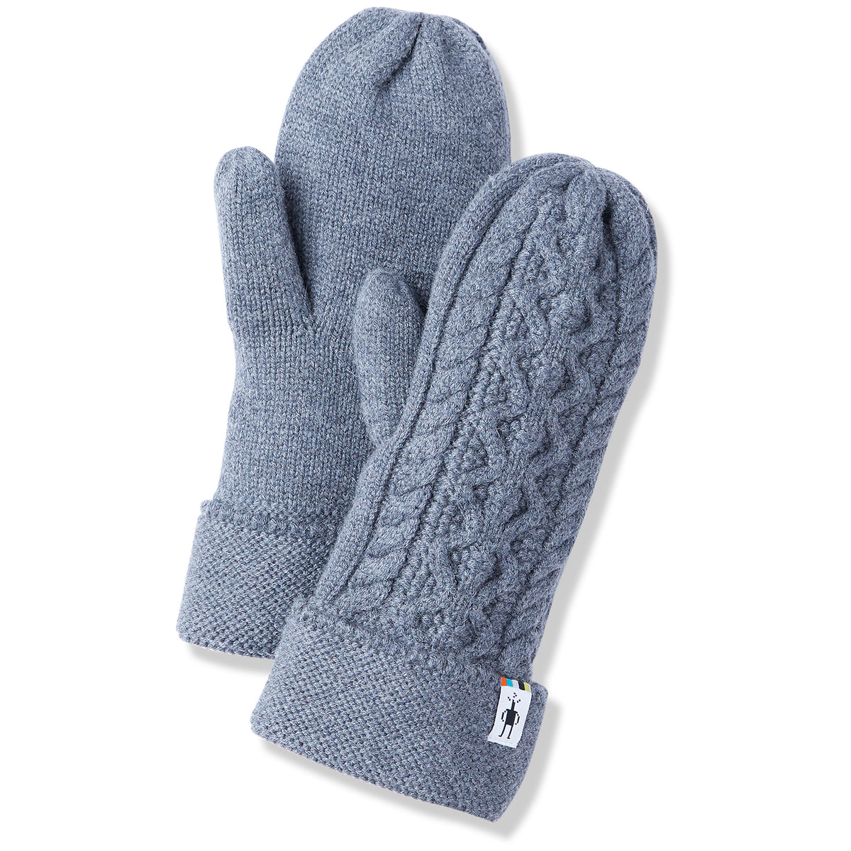 Smartwool Bunny Slope Mittens - Women's Medium Gray Heather