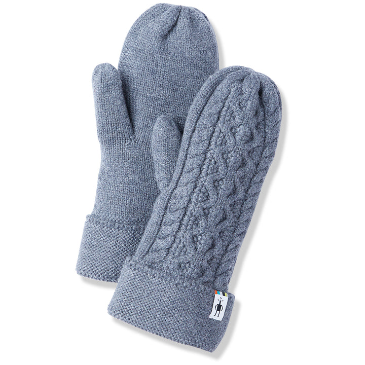 Smartwool Bunny Slope Mittens - Women's Medium Gray Heather