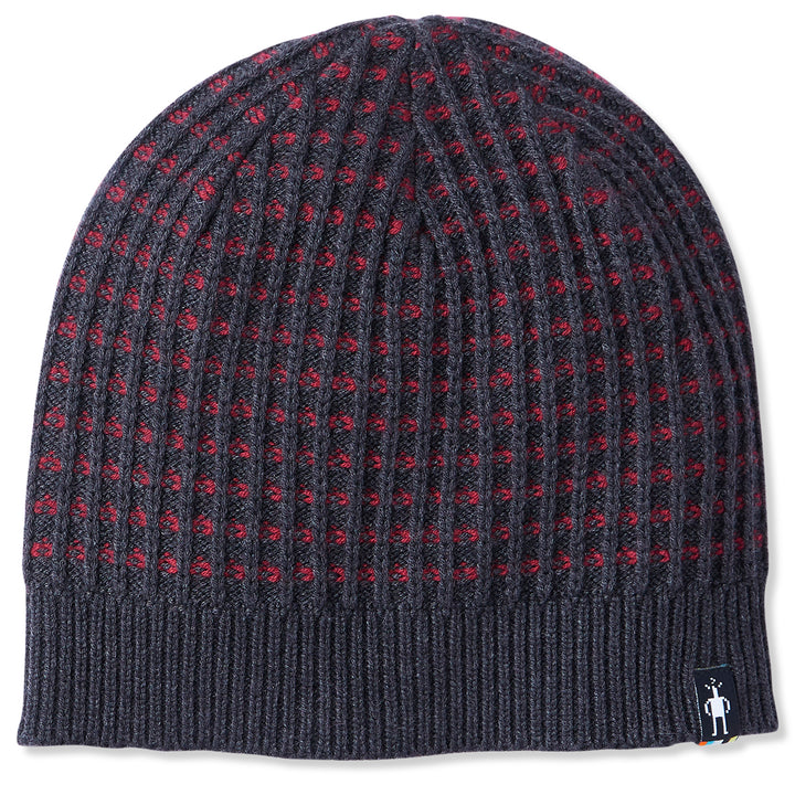 Smartwool Ripple Ridge Tick Stitch Beanie Charcoal Heather