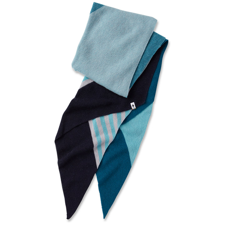 Smartwool Snowline Point Stripe Scarf Deep Marlin