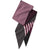 Smartwool Snowline Point Stripe Scarf Sangria