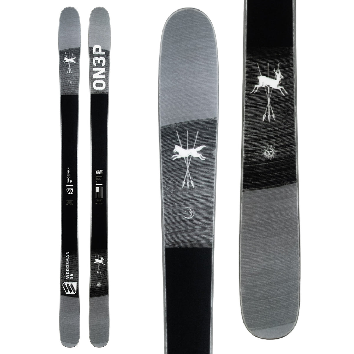 ON3P Woodsman 96 Skis 2020