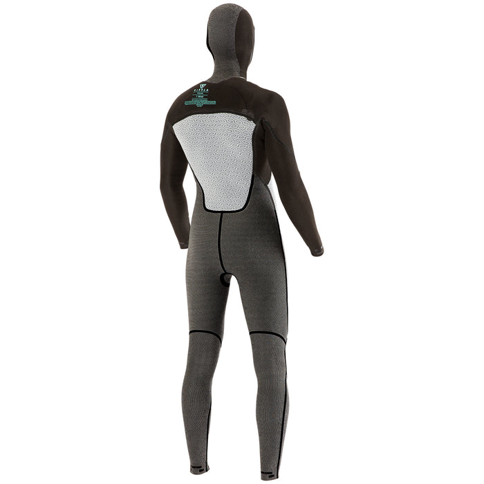 Vissla 7 Seas 6/5 Chest Zip Hooded Wetsuit Stealth