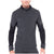 Icebreaker 260 Zone Hooded Long Sleeve Half Zip Jet Heather/Black