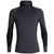 Icebreaker 260 Zone Hooded Long Sleeve Half Zip Jet Heather/Black