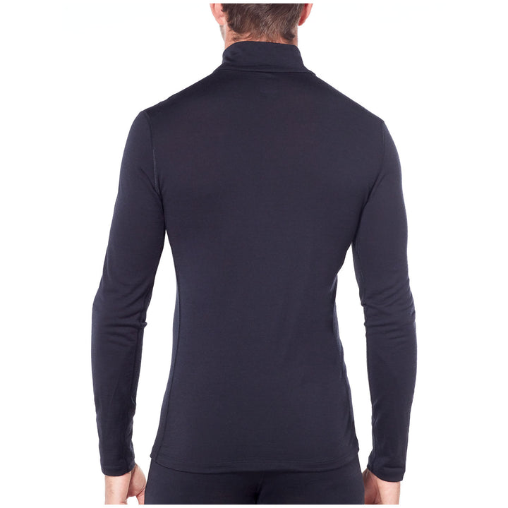 Icebreaker 200 Oasis Long Sleeve Half Zip Top Black