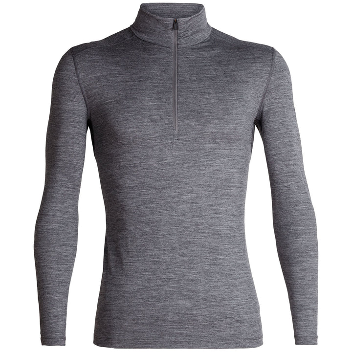 Icebreaker 200 Oasis Long Sleeve Half Zip Top Gritstone Heather
