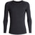 Icebreaker 200 Zone Long Sleeve Crew Top Jet Heather/Black