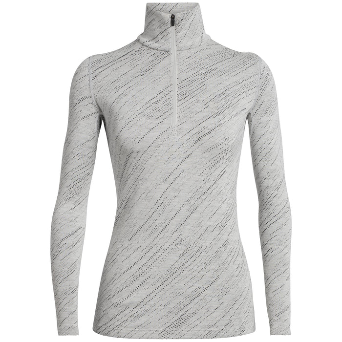 Icebreaker 250 Vertex Long Sleeve Half Zip Top - Women's Snow Storm Snow