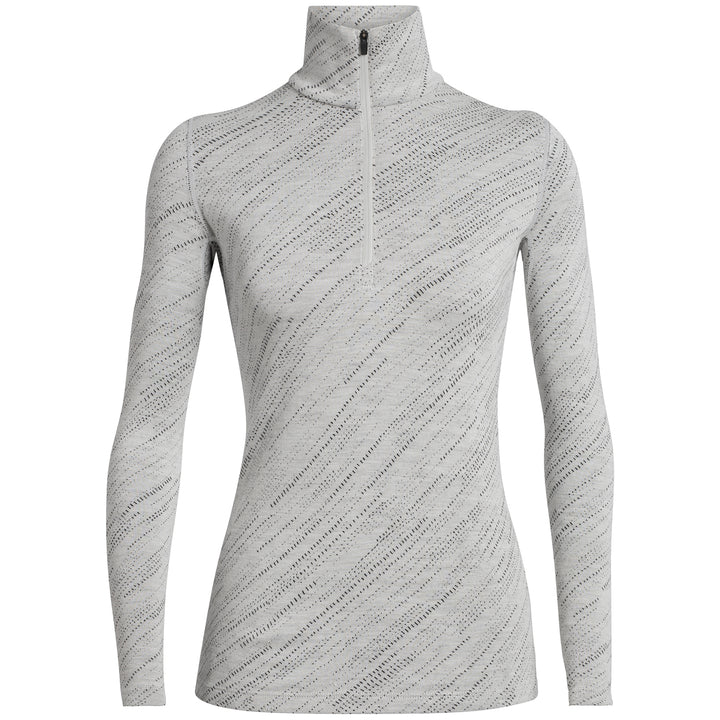 Icebreaker 250 Vertex Long Sleeve Half Zip Top - Women's Snow Storm Snow