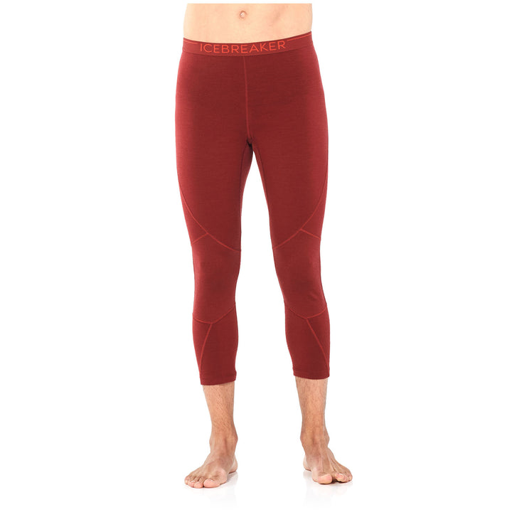 Icebreaker 260 Zone Legless Bottoms Cabernet/Chili Red