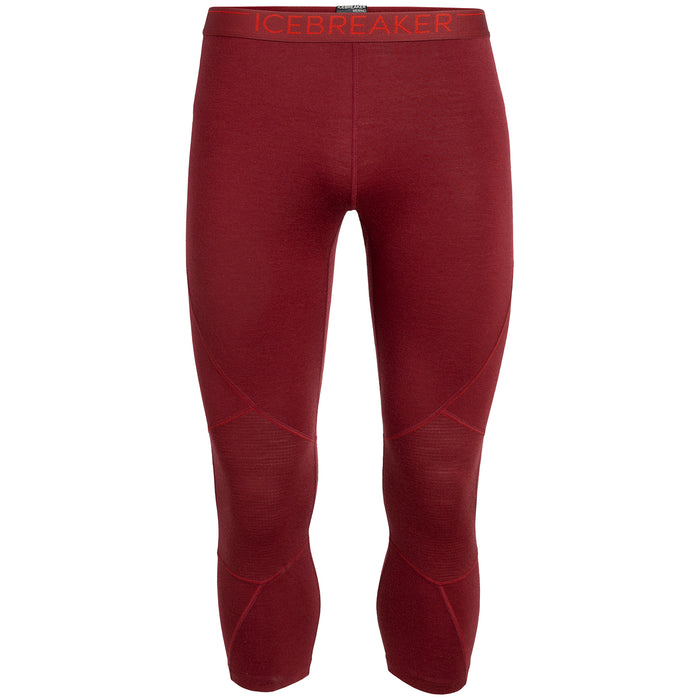 Icebreaker 260 Zone Legless Bottoms Cabernet/Chili Red