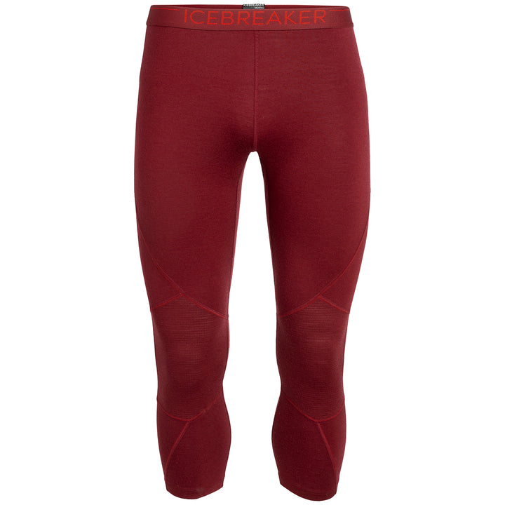 Icebreaker 260 Zone Legless Bottoms Cabernet/Chili Red