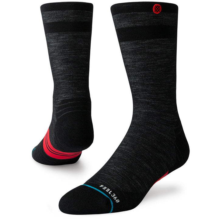 Stance Uncommon Night Hike Light Socks Black