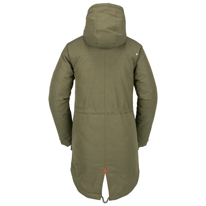 Volcom Walk On By Parka Jacket - Women's Army Green Combo