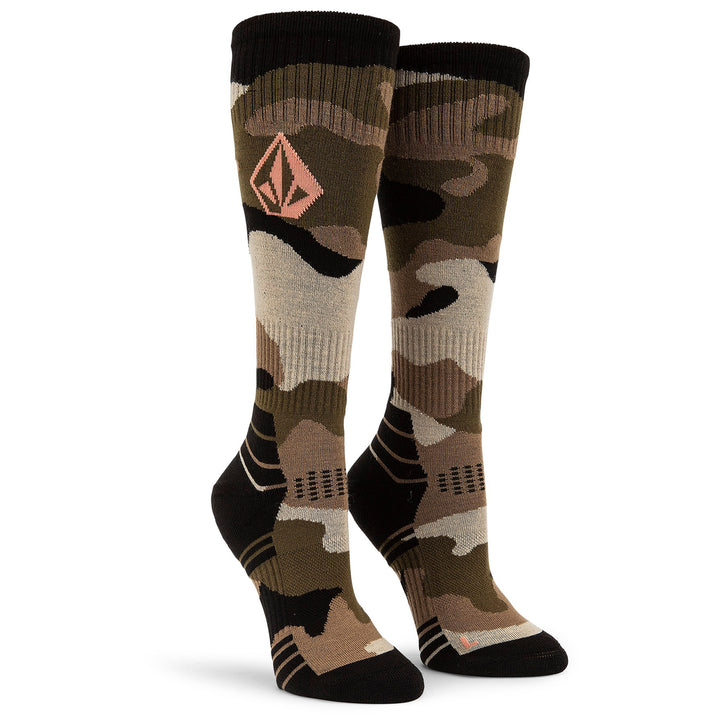 Volcom TTT Snowboard Socks - Women's Faded Army