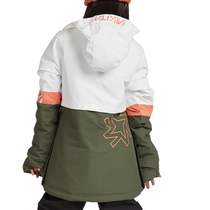 Nikita Lindan Jacket - Girls' White Fatigue