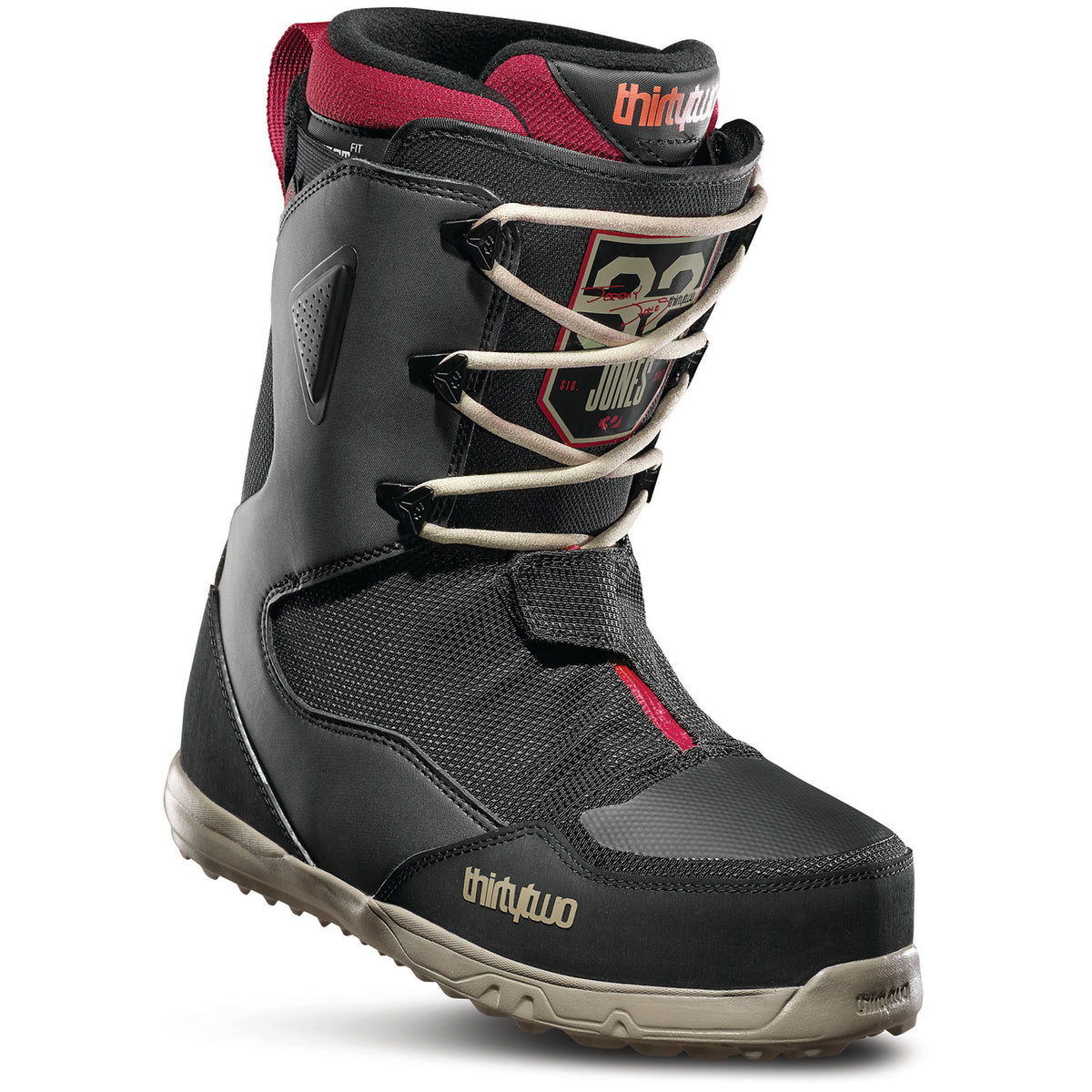 thirtytwo Zephyr Jones Snowboard Boots 2020 Black/Tan/Red