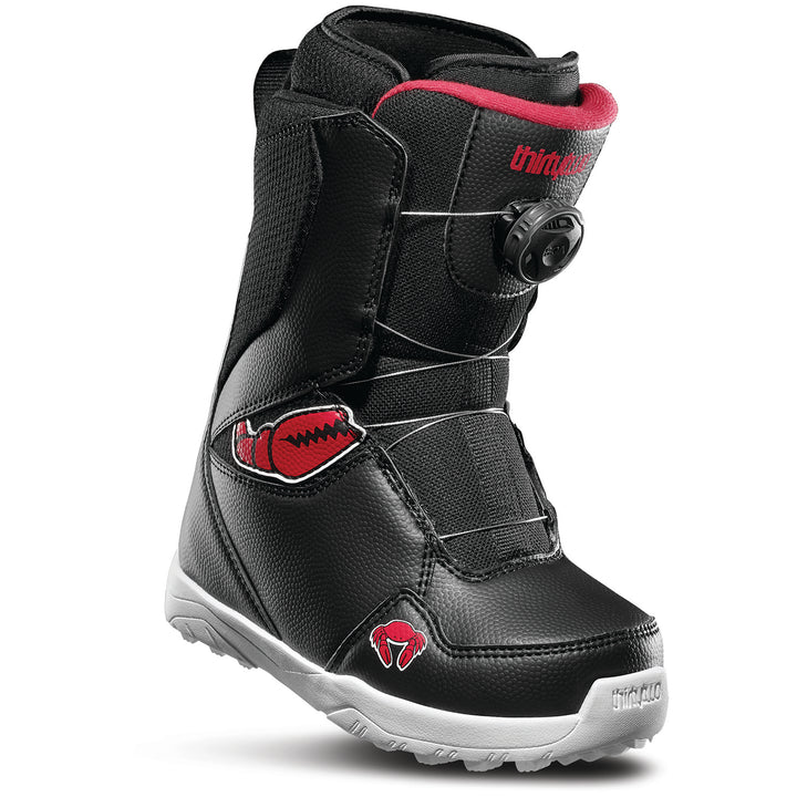 thirtytwo Youth Lashed Crab Grab Boa Snowboard Boots - Kids' 2020 Black/Red/White