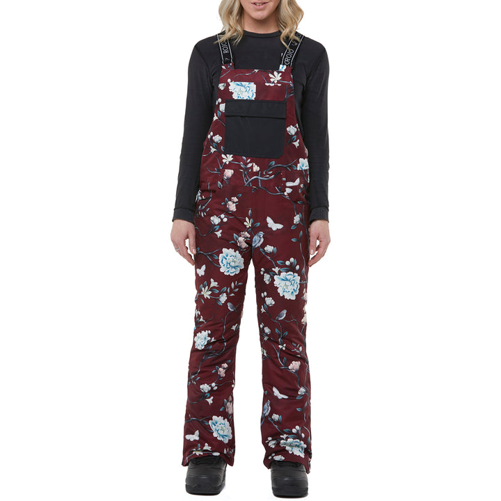 Rojo Outerwear Snow Day Bibs - Women's Winter Floral