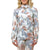 Rojo Outerwear Baselayer Hoodie - Women's Floral Camo Glacier Grey