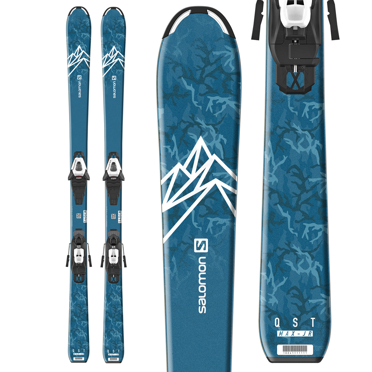 Salomon QST Max Jr S Skis + C5 GW Bindings - Little Boys' 2022