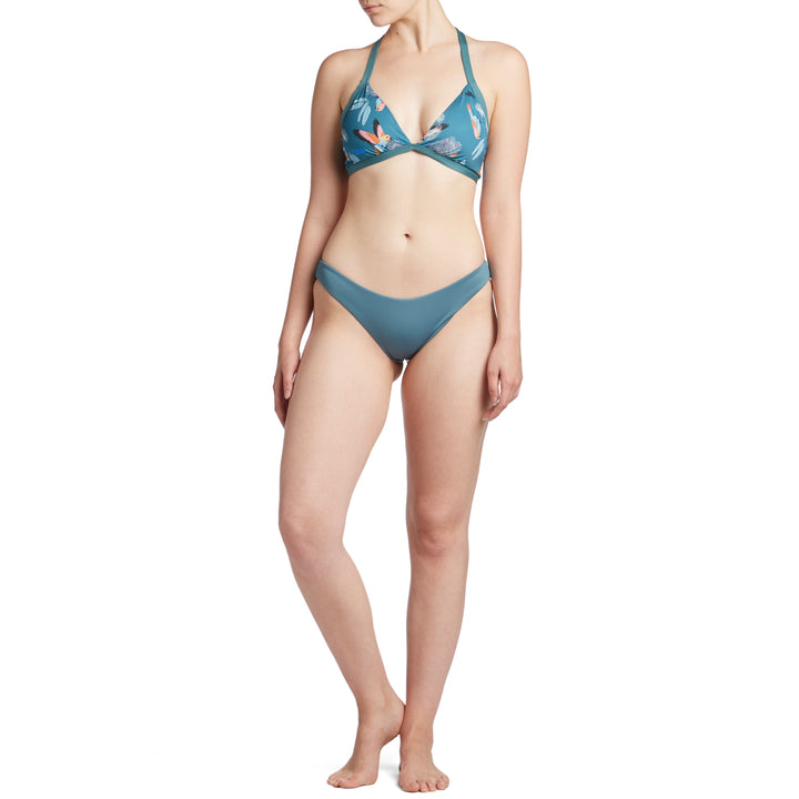 Patagonia Nanogrip Bikini Top - Women's Parrots Small: Tasmanian Teal