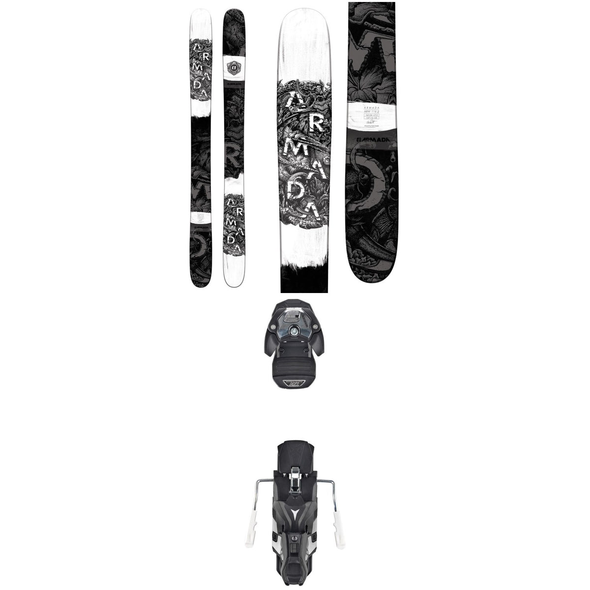 Armada ARW 116 VJJ Skis - Women's + Atomic Warden MNC 13 Bindings 2020