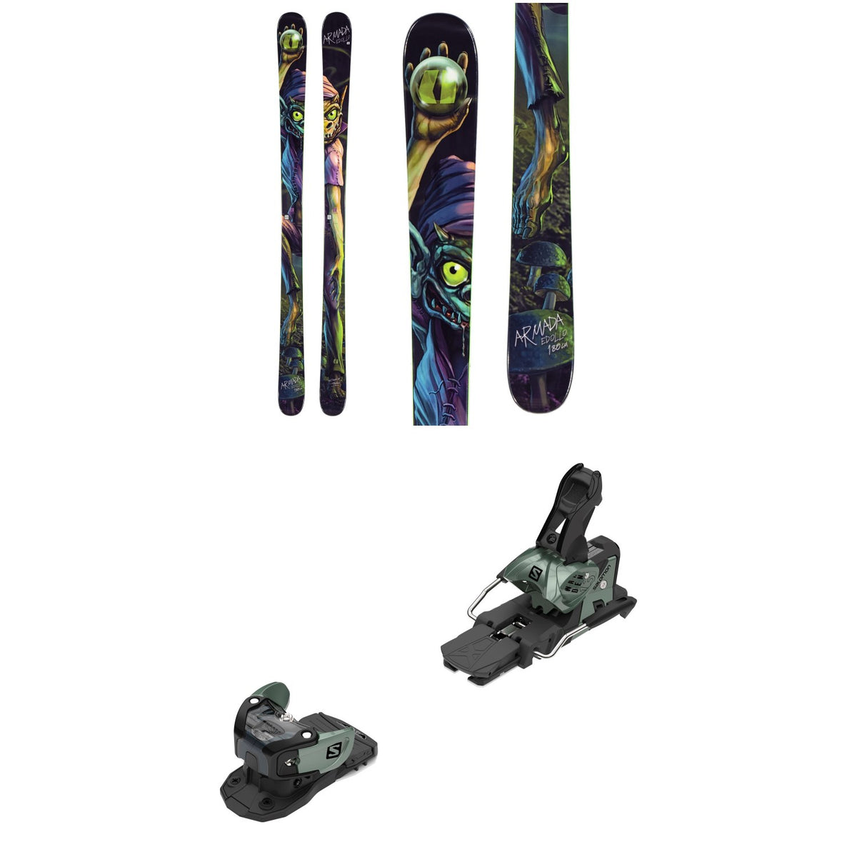 Armada Edollo Skis + Salomon Warden MNC 13 Ski Bindings 2020
