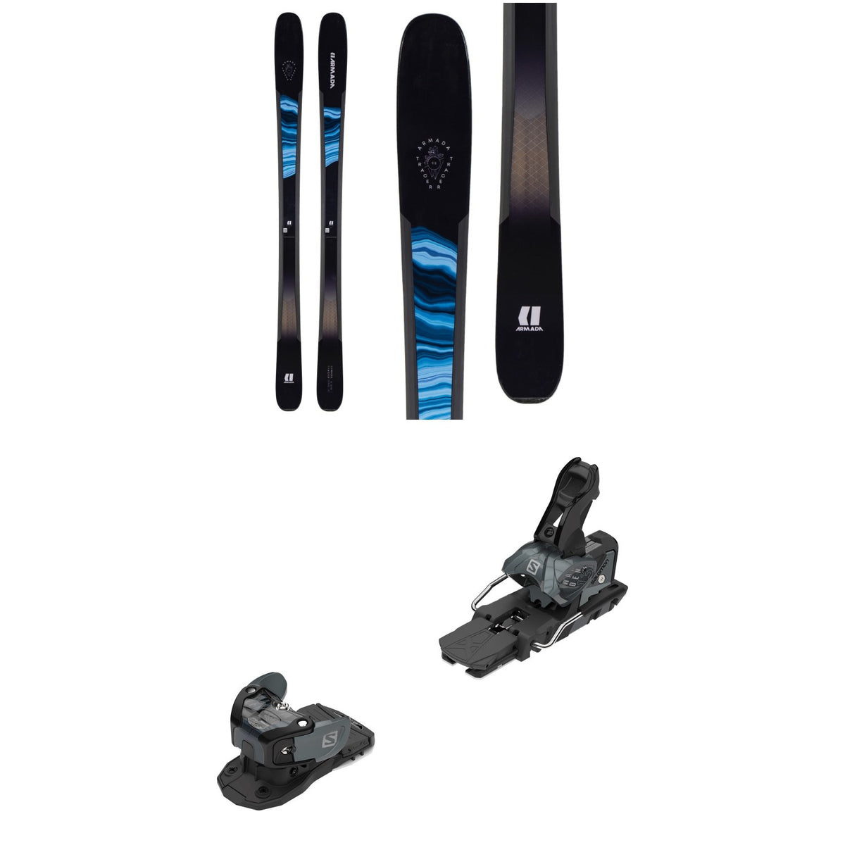 Armada Tracer 98 Skis + Salomon Warden MNC 13 Ski Bindings 2020