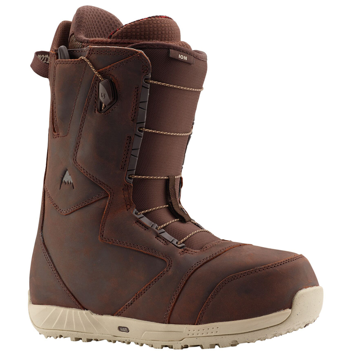 Burton Ion Leather Snowboard Boots 2020 Deep Cognac
