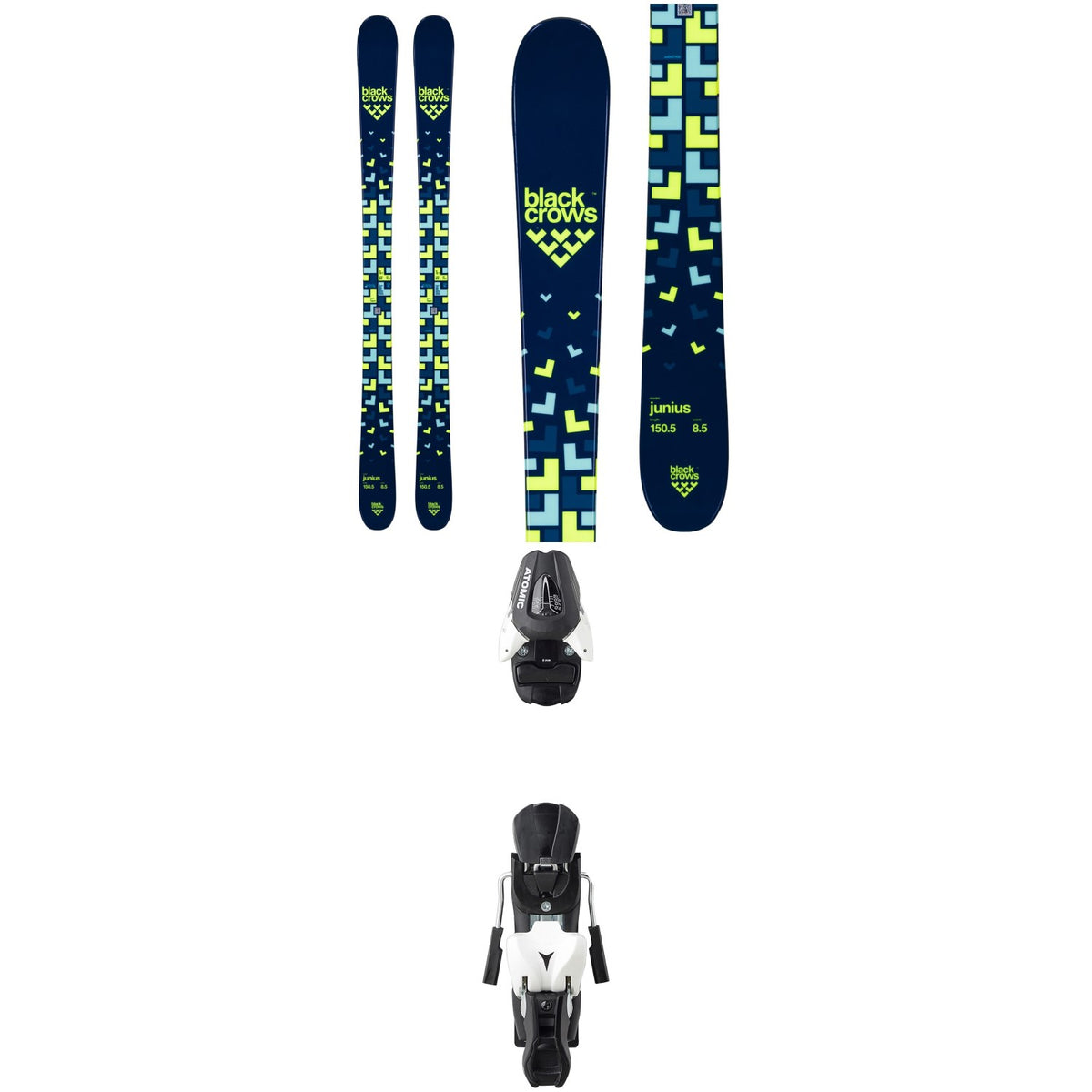 Black Crows Junius Skis - Big Boys' + Atomic L 7 Ski Bindings 2020