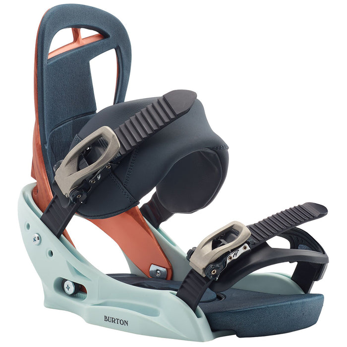 Burton Scribe EST Snowboard Bindings - Women's 2020 Wood Grain Jane