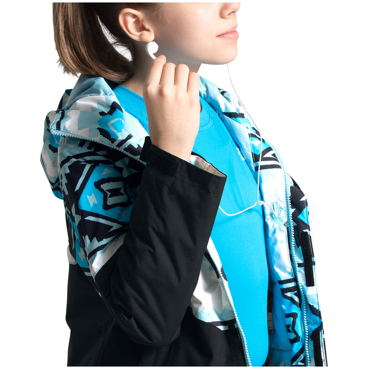 The North Face Brianna Jacket - Girls' TNF White Tribal Geo Print